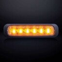 Strands Dark Knight Varsellys 6 LED 6 LED, ECE R65, Mørkt glass