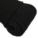  Arbeidstau svart 5 mm 25 m polyester