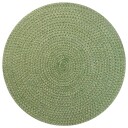 vidaXL Jute Placemets 12 stk. Olivengrønn 100% Tossa Jute