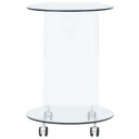 vidaXL Salongbord 45x40x58 cm herdet glass