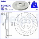 DELPHI BG9207C Bremseskive