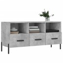 vidaXL TV-benk betonggrå 120x35x48 cm konstruert tre 8720845944735