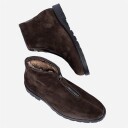Apres Ski Dark Brown Suede