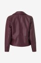 Zizzi   Biker jakke mZoe L/S Jacket   Rød