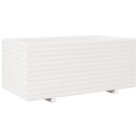 Plantekasse hvit 110x60x49,5 cm heltre furu