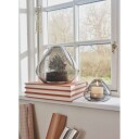 AYTM Uno Lysestake 12 cm i Svart Glass - Elegant Lanterne/Vase