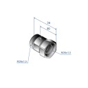 Trio Perfekta 8229252 Mellomkobling M26x1,5 x M26x1,5 Med avstenging, Installasjon