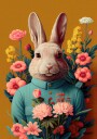 Bunny in Bloom Plakat Plakat / 40x50cm