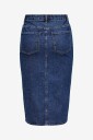 JDY   Denim skjørt jdyMoon MW Midi Slit Skirt Dnm   Blå