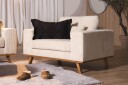 Scandinavian Choice Copenhagen Lenestol Cordfløyel Beige