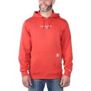Carhartt Force Graphic Hoodie Men Red Kids L S