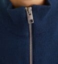 Jack & Jones Junior Pullover jjeEmil Knit Half Zip Jnr Blå