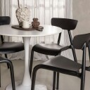 Spisegruppe Venture Home Hamden Ø80 cm med 4 Ursholmen Stoler