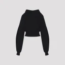 Sportmax Dame Strikkevarer Svart L,