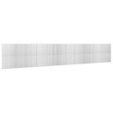 vidaXL Gabion med 3,5 mm wire og 5x2,5 cm nett 1200x10x200 cm