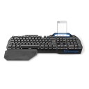 Nedis Mekanisk Gaming Tastatur med RGB Belysning Nordisk Layout Svart