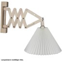 Sax vegglampe, E27, lyst tre