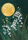 Golden Sun and Lilies Plakat Plakat / 40x50cm