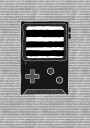 Retro Handheld Gaming Console Plakat / 100x150