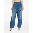 Carne Bollente Dame Jeans Blå W24,