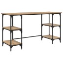 vidaXL Skrivebord Artisan Eik 140 x 50 x 75 cm Konstruert tre