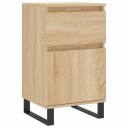 vidaXL Skjenk sonoma eik 40x35x70 cm konstruert tre