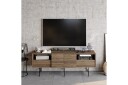 Dasaki TV-benk 180 cm - Mørkebrun/Svart