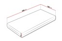 Arigna Fjærmadrass 100x200 cm -