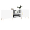 vidaXL TV-benk hvit 150x30x50 cm konstruert tre 8720845426897