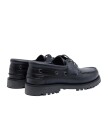 Garment Project Ollie Boat Shoe   Black Leather   Black   41