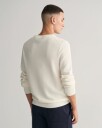 Gant Genser med rund hals i bomullspiqué EGGSHELL XXXL
