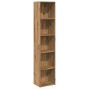 Bokhylle artisan eik 40x30x189 cm konstruert tre