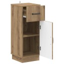 vidaXL Baderom Oppbevaringsskap HOORN Artisan eik 30 x 31 x 77 cm