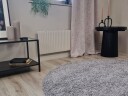 Lounge Ryeteppe Rund 160 cm   Sølv