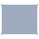 vidaXL Solskygge seil Blå og hvit 6 x 5 m 100% polyester Oxford