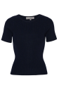 A View Rib Knit Short Sleeve Top