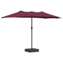  Hageparasol Vinrød 385 x 209 x 244 cm stoff