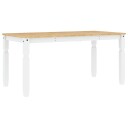  Spisebord Corona hvit 160x80x75 cm heltre furu 4005719