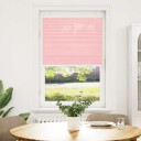  plisségardin Rosa 75x100 cm Stoff Bredde 74,4 Polyester