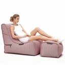 Evolution Chaise Sett Raspberry Polo Rosa