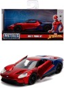 Bil Spiderman Ford GT 1:32 metall