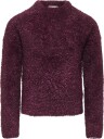Kids Only Genser   Strikk   KogPiumo   Vinsmaking Glitter   Kids Only   9 10 år (134 140)   Genser Bordeaux Lilla