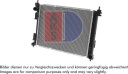 AKS DASIS 560143N Radiator motorkjøling