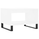 vidaXL Salongbord hvit 60x50x40 cm konstruert tre