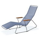 Houe Click sunrocker blå/grå bambus