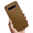 Samsung Galaxy S10e - Deksel/Mobildeksel Brun Brown