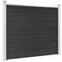 vidaXL Gjerdepanel WPC 180x146 cm grå
