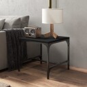 vidaXL Salongbord svart 50x50x35 cm konstruert tre