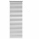  Vindu Persienne med gardiner Manual sølv Aluminium
