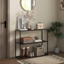 Konsollbord Stål 90x30x75 cm med Blondebeskyttelse